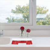 Red Scrubbing Brush Food Hygiene Stiff Double Winged Floor Scrub Hand Deck Brush